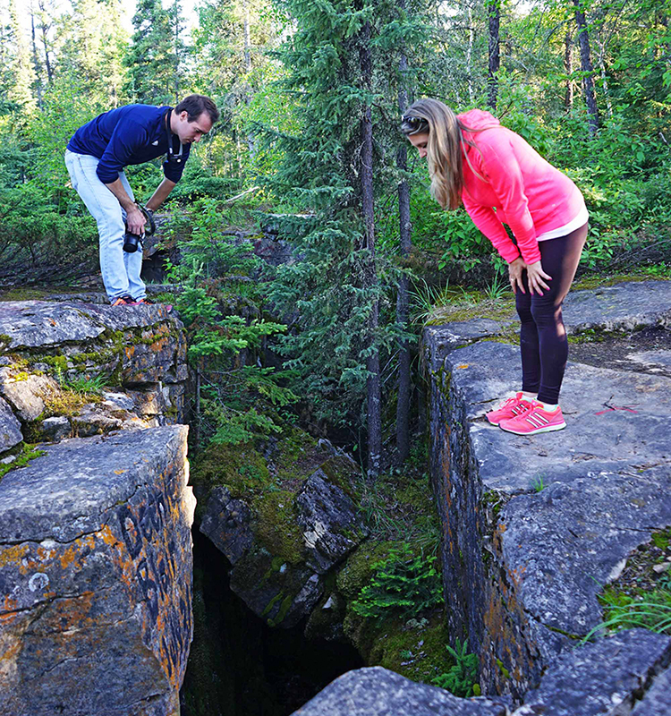 Ashlyn George Limestone Crevices Northern Saskatchewan