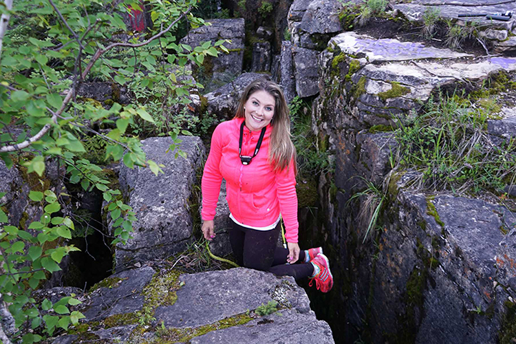 Ashlyn George Limestone Crevices Northern Saskatchewan