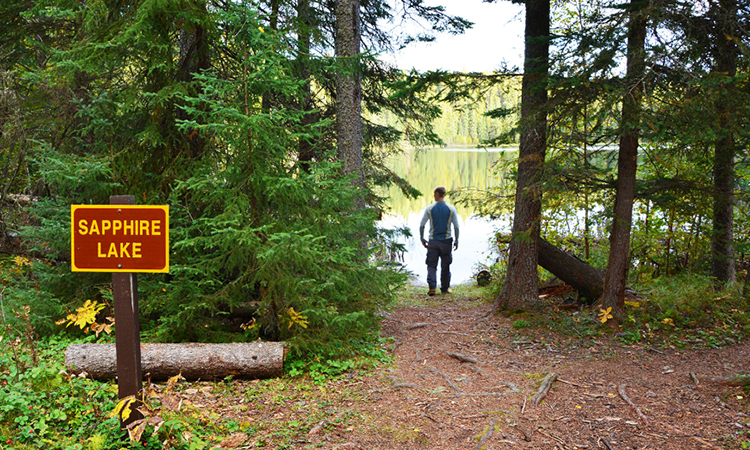 Sapphire Lake Saskatchewan