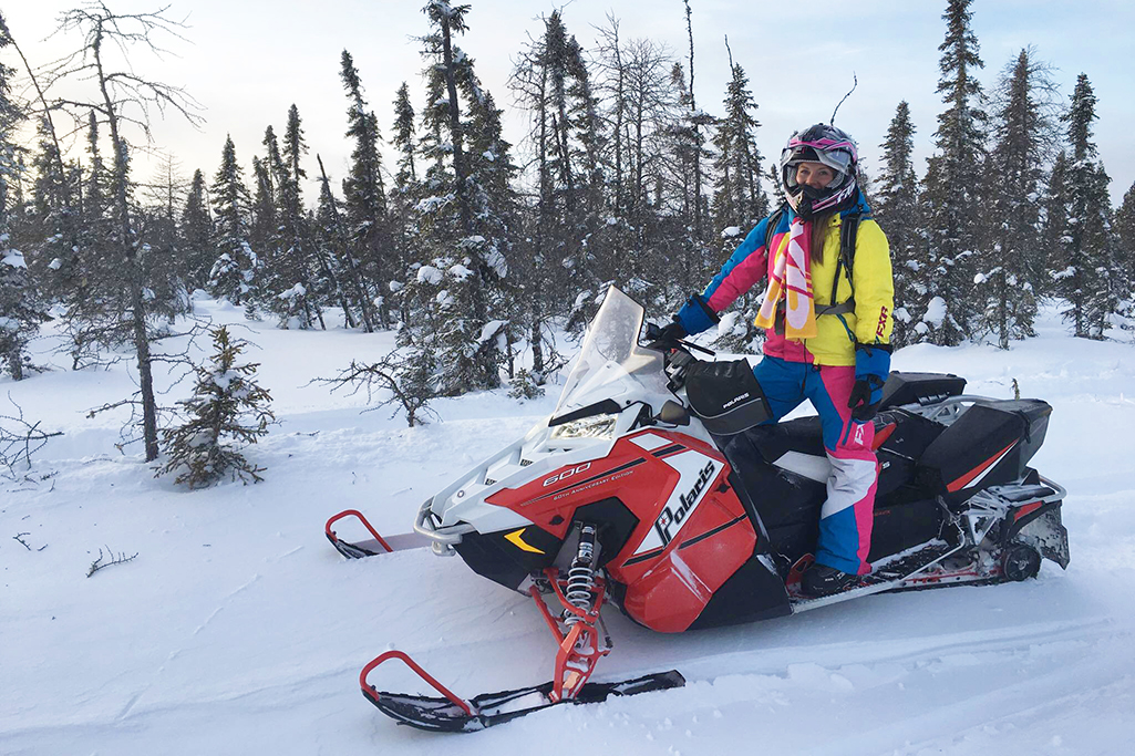 snowmobiling