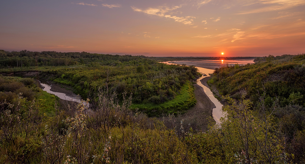 Sunset photo from Beaver Creek Conservation Area