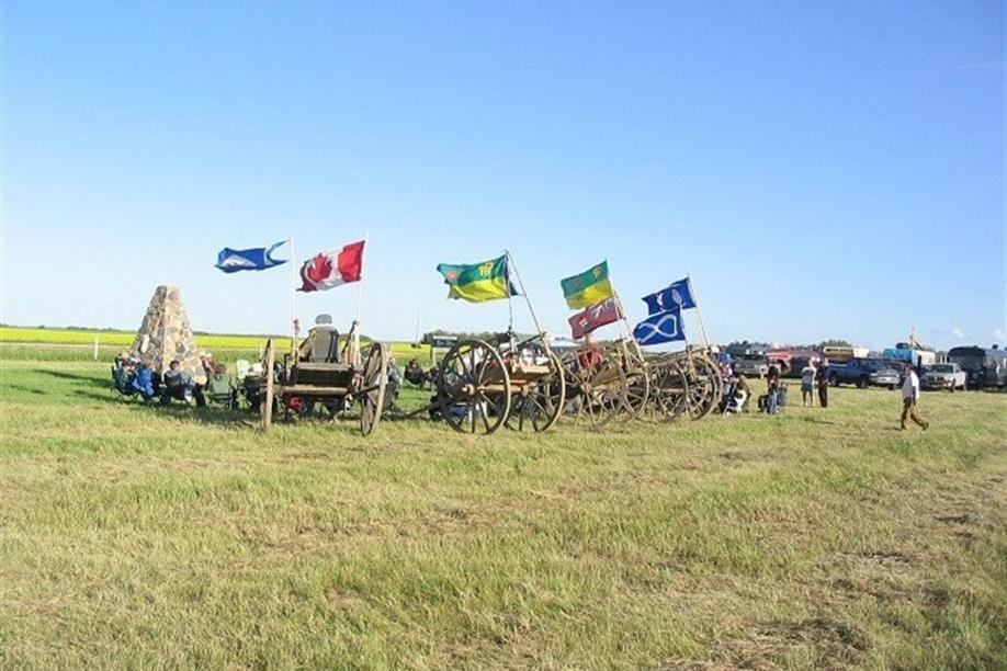 Trails of 1885 - Tourond's Coulee - Metis led by Gabriel Dumont, the Cree & Dakota held back the NW Field Force.