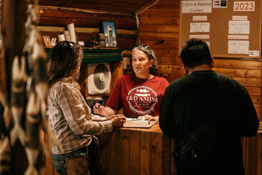 Beaver City Tours - checking in at T&D Amisk Camp on the south end of Amisk Lake.