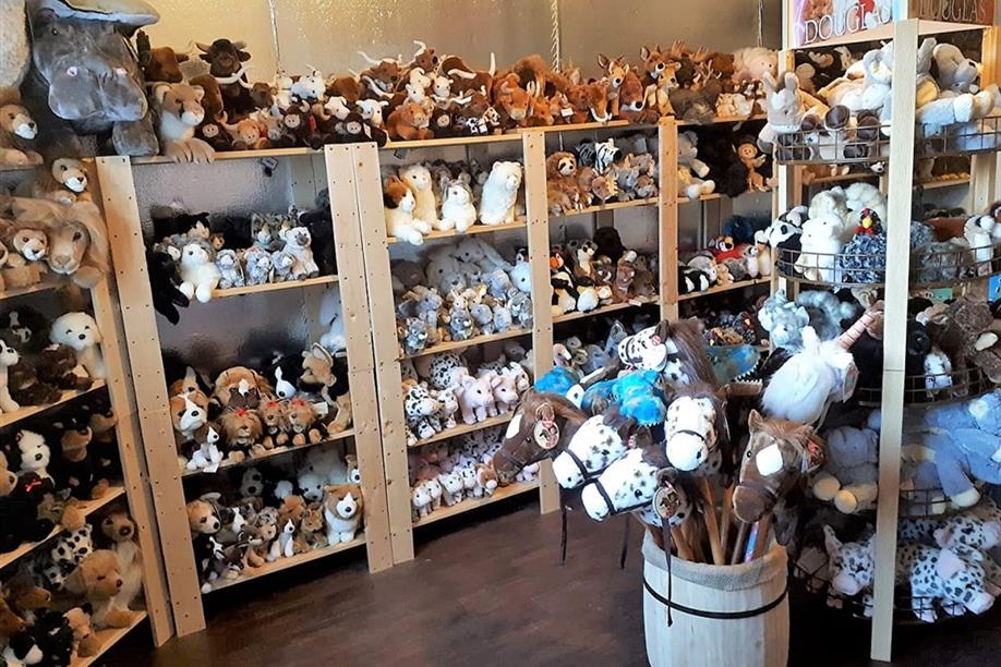 Cowtown Kids Toy & Candy plush animal section