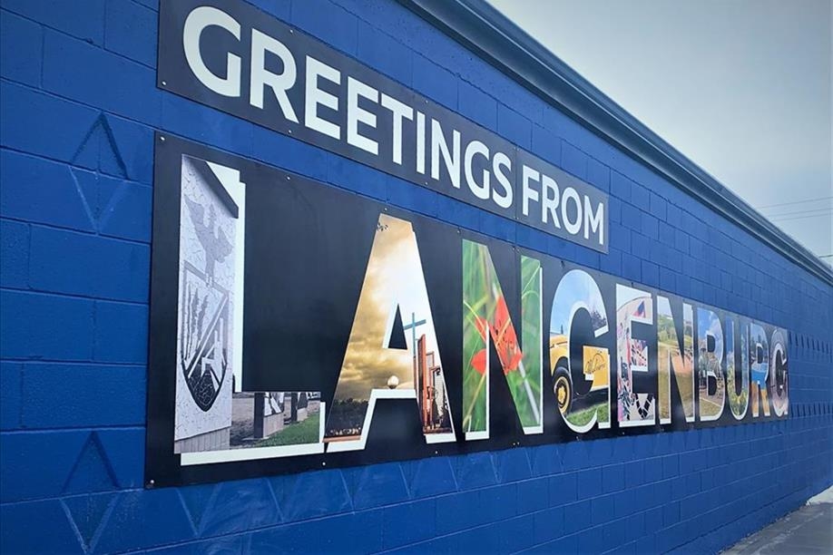 Greetings from Langenburg mural