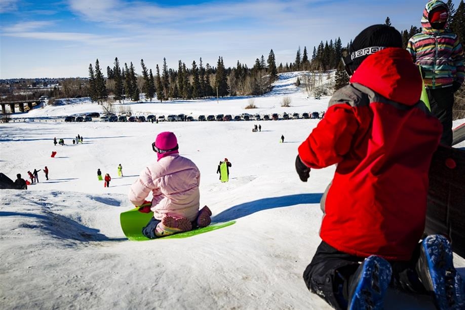 Little Red River Park - Toboggan hill