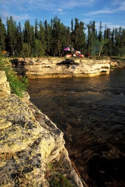 Camping on the Fond du Lac River