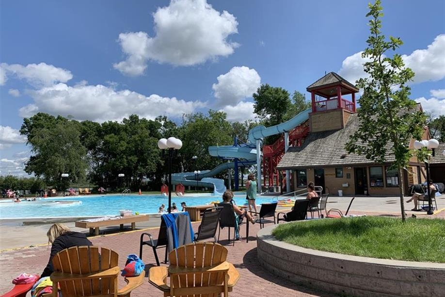 Pike Lake Provincial Park Waterslide & Pool