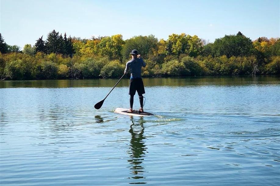 Wascana Centre - Paddleboarding on Wascana Lake