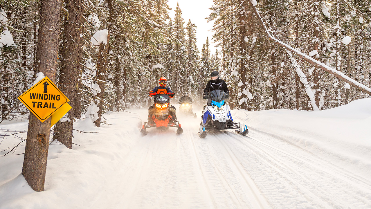 Snowmobiling in Saskatchewan